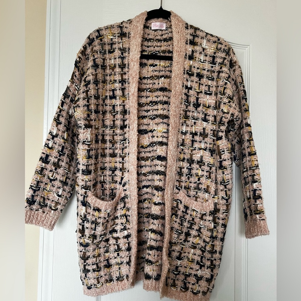 Pink Lily Cardigan